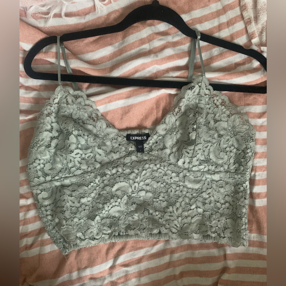 EXPRESS  Lace Top - Picture 2 of 3